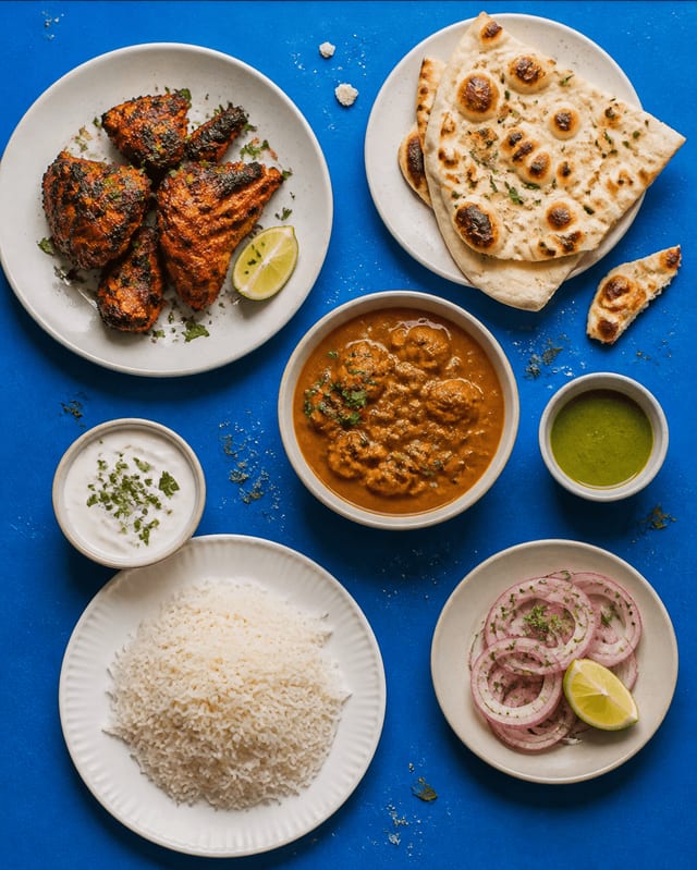 Plain Steamed Basmati Rice.